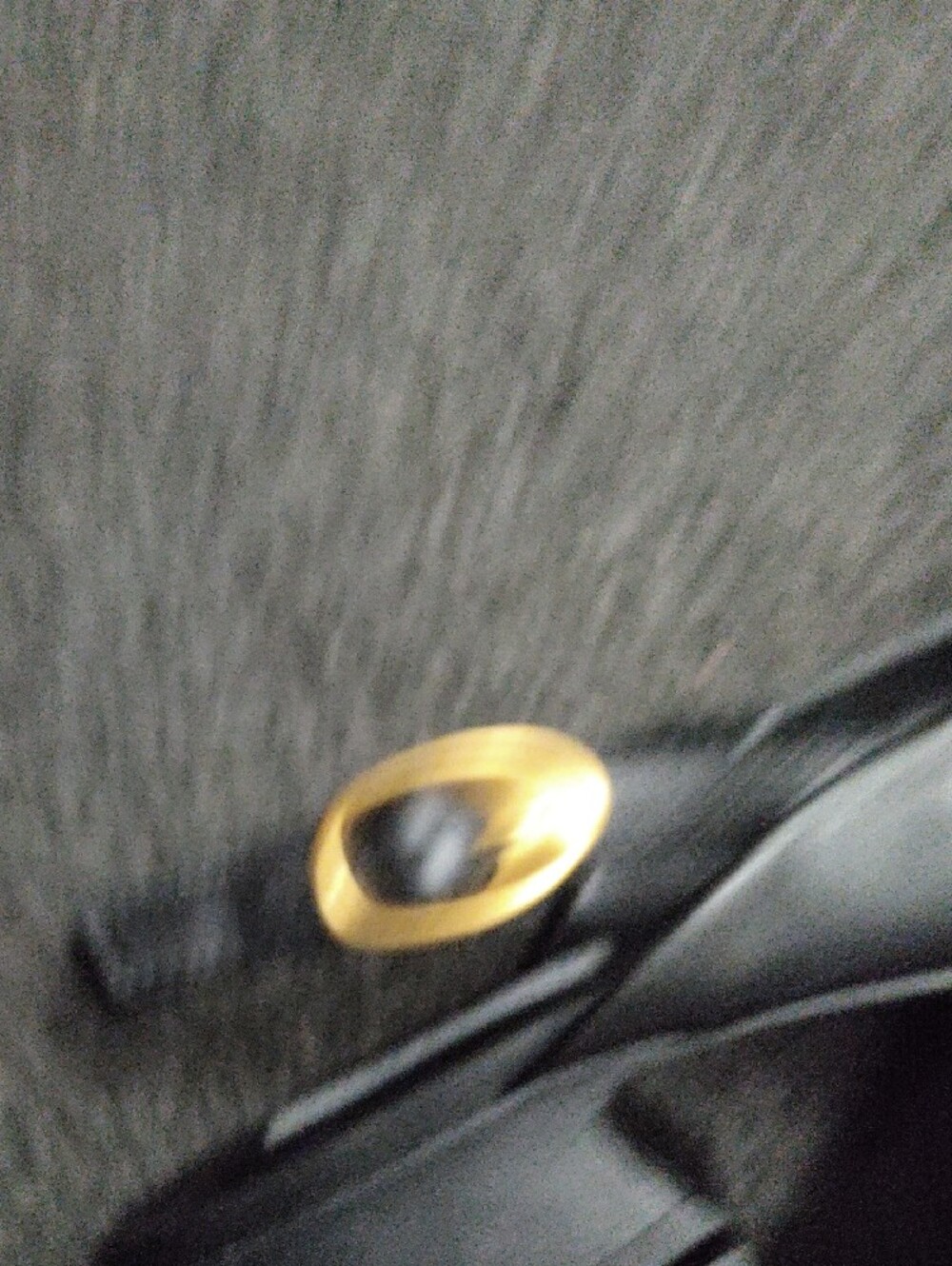 Steve Madden "Darvy" Black Slingback Flats with Gold Buckle - Picture 9 of 11